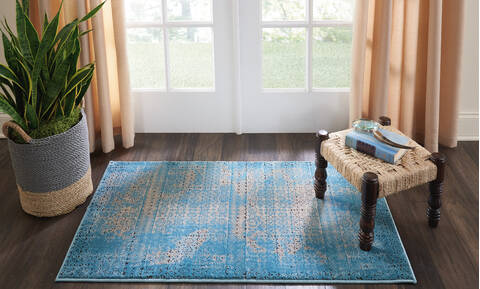 Nourison Karma Blue 22 X 39 Area Rug 805-113811 Image 3