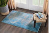 Nourison Karma Blue 22 X 39 Area Rug  805-113811 Thumb 4