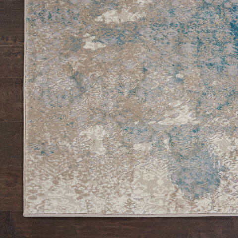 Nourison Karma Beige 53 X 74 Area Rug 805-113817 Image 1