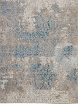 Nourison Karma Beige Rectangle 8x10 ft Polypropylene Carpet 113818