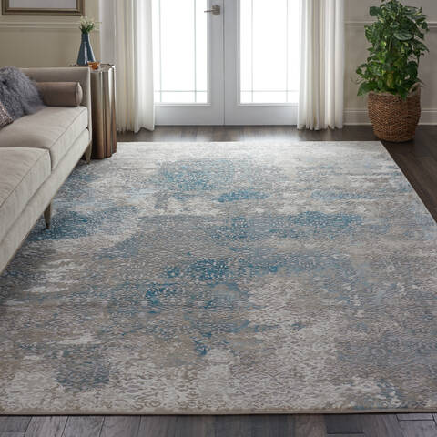 Nourison Karma Beige 93 X 129 Area Rug 805-113819 Image 3