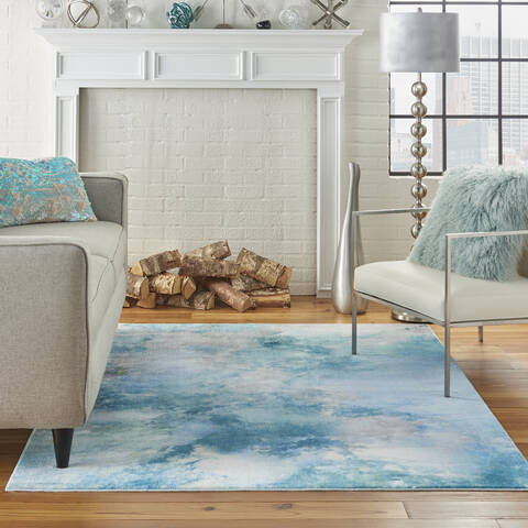 Nourison Le Reve Blue 40 X 60 Area Rug 805-113824 Image 3