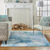 Nourison Le Reve Blue 40 X 60 Area Rug  805-113824 Thumb 3