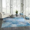 Nourison Le Reve Blue 79 X 99 Area Rug  805-113826 Thumb 5