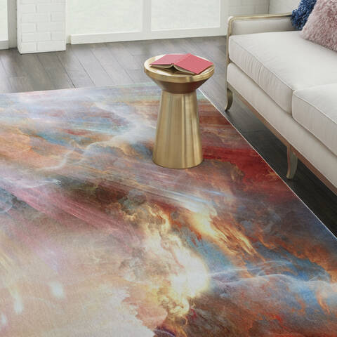 Nourison Le Reve Multicolor 79 X 99 Area Rug 805-113833 Image 4