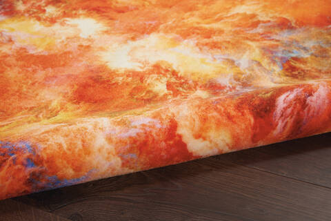 Nourison Le Reve Red 79 X 99 Area Rug 805-113838 Image 2