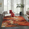 Nourison Le Reve Red 79 X 99 Area Rug  805-113838 Thumb 5