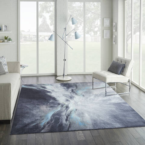Nourison Le Reve Grey 90 X 120 Area Rug 805-113840 Image 5