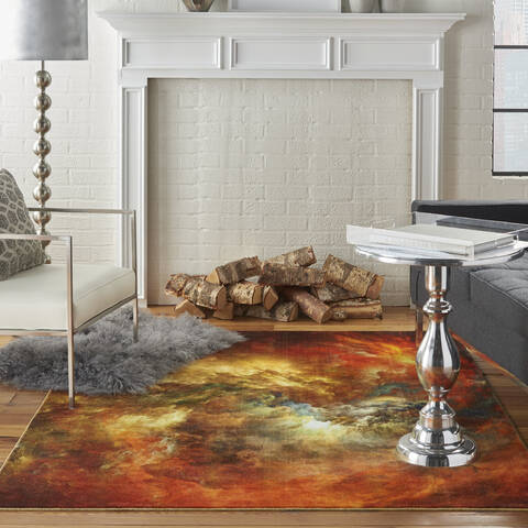 Nourison Le Reve Red 40 X 60 Area Rug 805-113848 Image 3