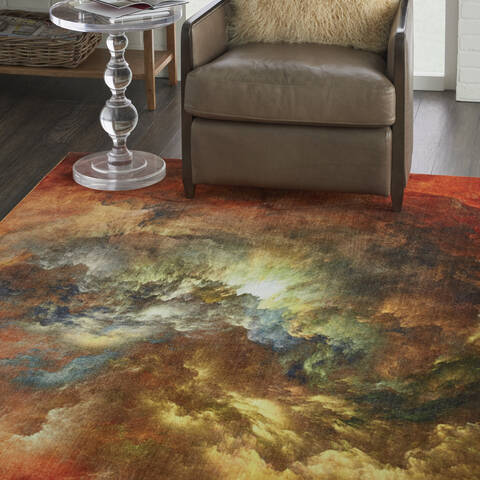 Nourison Le Reve Red 90 X 120 Area Rug 805-113851 Image 4