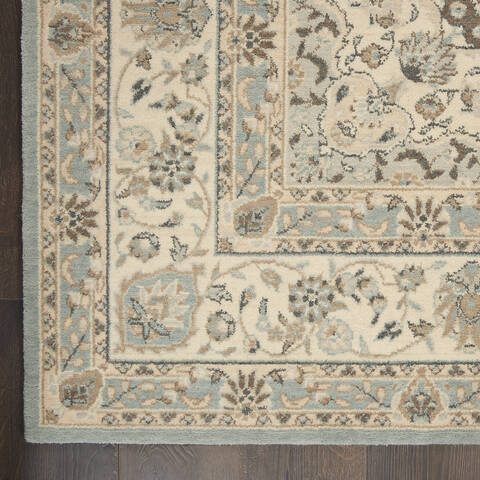 Nourison Living Treasures Blue 83 X 113 Area Rug 805-113853 Image 1