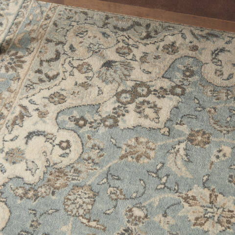 Nourison Living Treasures Blue 83 X 113 Area Rug 805-113853 Image 4