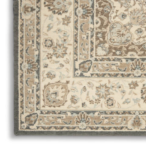 Nourison Living Treasures Grey 83 X 113 Area Rug 805-113854 Image 5