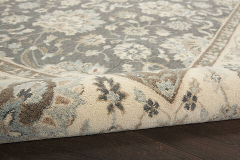 Nourison Living Treasures Grey 99 X 139 Area Rug 805-113862 Image 2