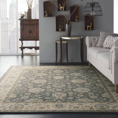 Nourison Living Treasures Grey 99 X 139 Area Rug 805-113862 Image 3