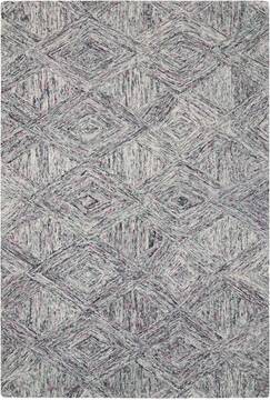 Nourison Linked Grey 3'9" X 5'9" Area Rug  805-113866