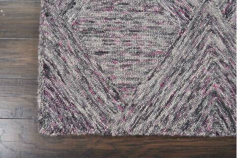 Nourison Linked Grey 80 X 106 Area Rug 805-113868 Image 1