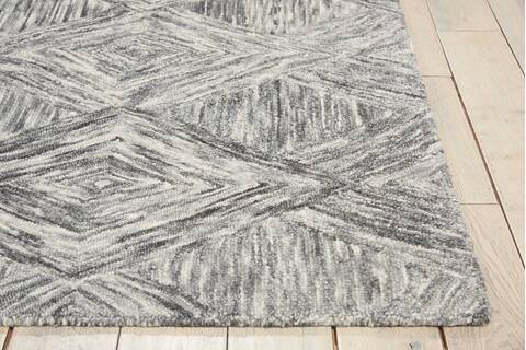 Nourison Linked Grey 50 X 76 Area Rug 805-113870 Image 4