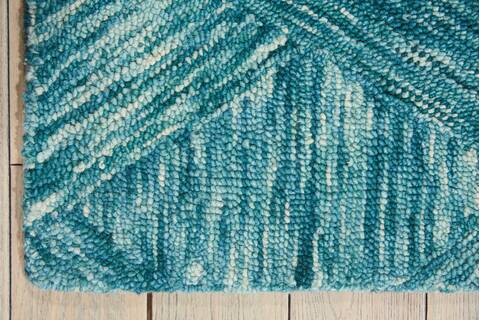 Nourison Linked Blue 50 X 76 Area Rug 805-113872 Image 1