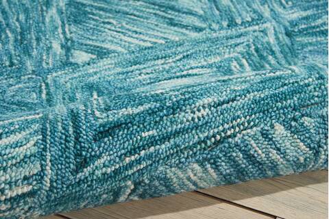 Nourison Linked Blue 50 X 76 Area Rug 805-113872 Image 2