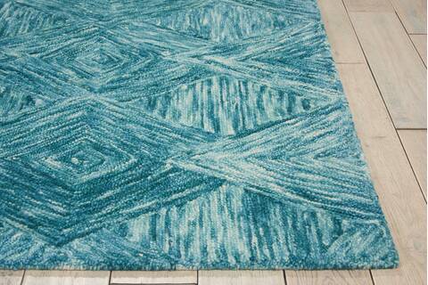 Nourison Linked Blue 50 X 76 Area Rug 805-113872 Image 4