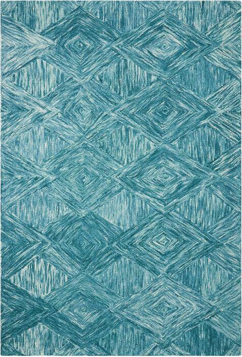 Nourison Linked Blue 50 X 76 Area Rug 805-113872 Image 0
