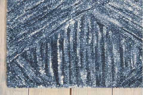 Nourison Linked Blue 50 X 76 Area Rug 805-113874 Image 1