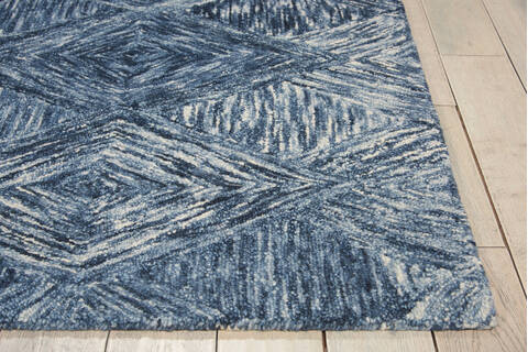 Nourison Linked Blue 50 X 76 Area Rug 805-113874 Image 5