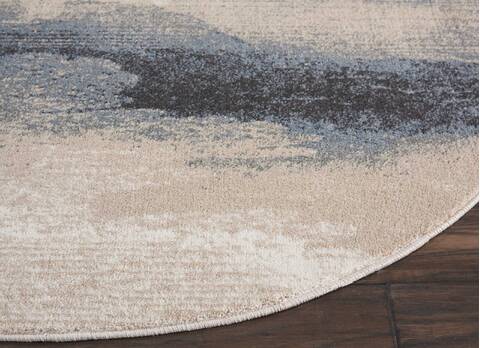 Nourison Maxell Grey Round 310 X 310 Area Rug 805-113879 Image 4