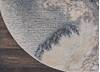 Nourison Maxell Grey Round 310 X 310 Area Rug 805-113881 Thumb 1