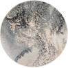 Nourison Maxell Grey Round 310 X 310 Area Rug 805-113881 Thumb 0