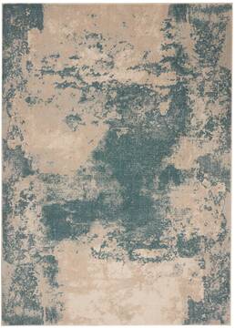 Nourison Maxell Beige Rectangle 5x7 ft Polyester Carpet 113888