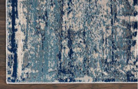 Nourison Maxell Blue Runner 22 X 76 Area Rug 805-113903 Image 1