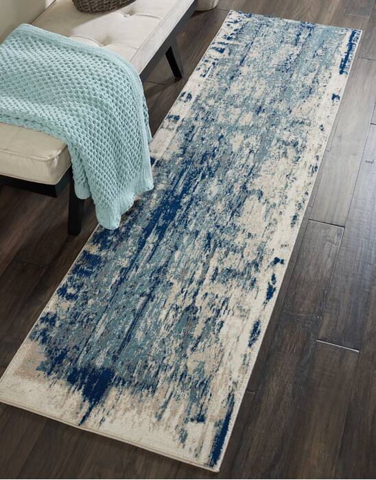 Nourison Maxell Blue Runner 22 X 76 Area Rug 805-113903 Image 3