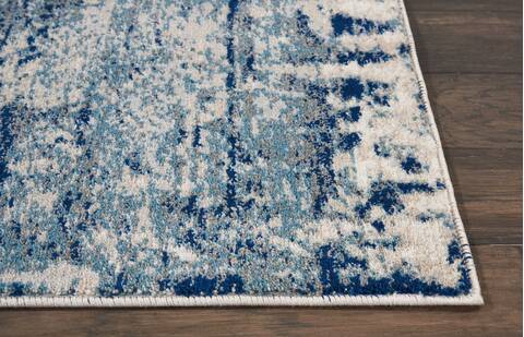 Nourison Maxell Blue Runner 22 X 76 Area Rug 805-113903 Image 4