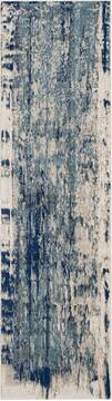 Nourison Maxell Blue Runner 2'2" X 7'6" Area Rug  805-113903