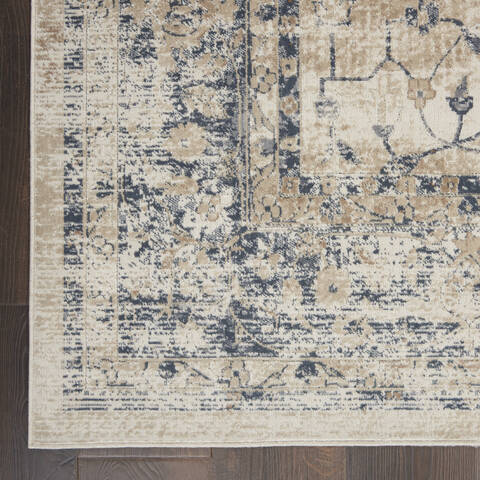 Nourison Malta Beige 710 X 1010 Area Rug 805-113913 Image 1