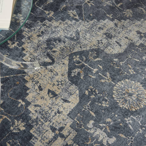 Nourison Malta Blue 710 X 1010 Area Rug 805-113915 Image 4