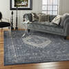 Nourison Malta Blue 710 X 1010 Area Rug  805-113915 Thumb 5