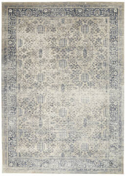 Nourison Malta Beige Rectangle 9x12 ft Polypropylene Carpet 113918