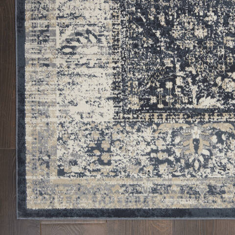 Nourison Malta Blue 710 X 1010 Area Rug 805-113919 Image 1
