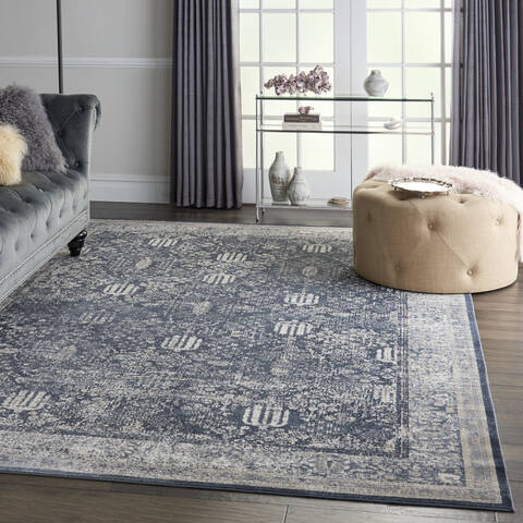 Nourison Malta Blue 710 X 1010 Area Rug 805-113919 Image 5