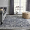 Nourison Malta Blue 710 X 1010 Area Rug  805-113919 Thumb 3