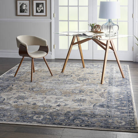 Nourison Malta Blue 710 X 1010 Area Rug 805-113921 Image 5