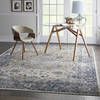 Nourison Malta Blue 710 X 1010 Area Rug  805-113921 Thumb 5