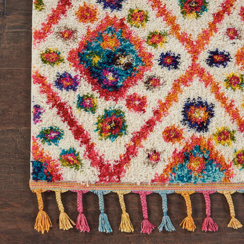 Nourison Moroccan Casbah Beige 22 X 40 Area Rug 805-113940 Image 1