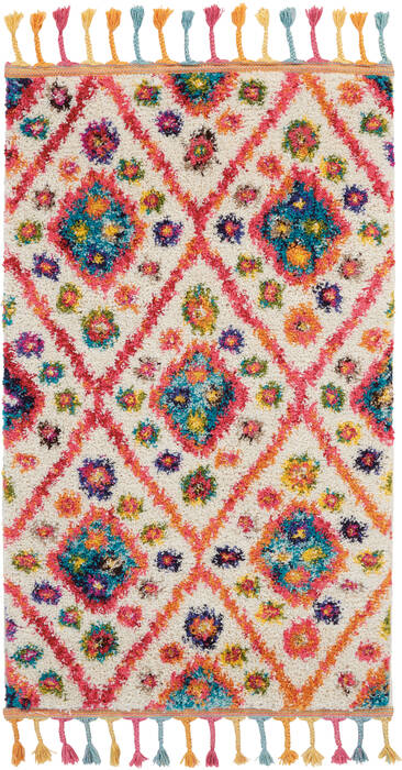 Nourison Moroccan Casbah Beige 22 X 40 Area Rug 805-113940 Image 0