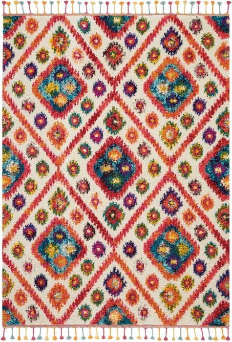 Nourison Moroccan Casbah Beige 67 X 96 Area Rug 805-113943 Image 0