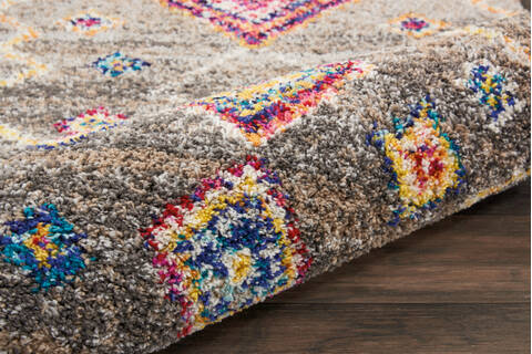Nourison Moroccan Casbah Grey Runner 23 X 80 Area Rug 805-113977 Image 2