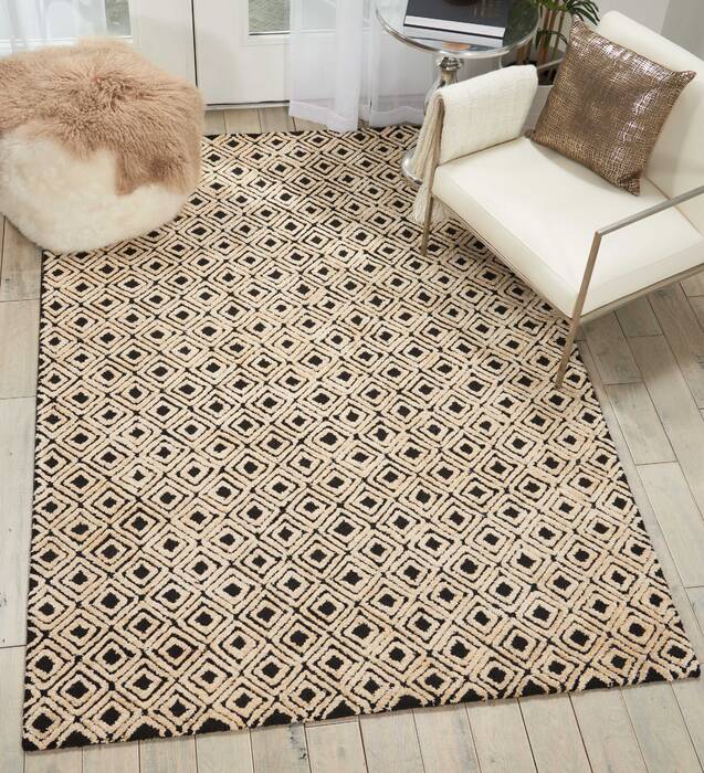 Nourison Modern Deco Black 39 X 59 Area Rug 805-113997 Image 3